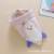 Animal-Shaped Triangular Binder Saliva Towel Waterproof Saliva Towel Cartoon Bib Infant Scarf Double-Layer Snap Fastener Triangular Binder