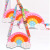 Factory in Stock Rainbow Clouds Bag Rat Killer Pioneer Messenger Bag Keychain Coin Purse Rainbow Silicone Bag