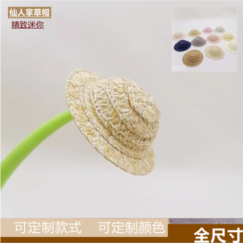 [straw hat manufacturer] straw hat diy toy hat super mini straw hat yellow duck straw hat cactus straw hat