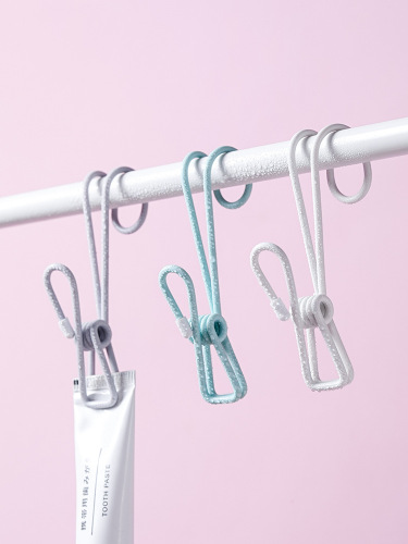 miyan kitchen rag plastic dipping hook clip bathroom with hook storage towel clamp windproof clothes drying socks‘ clip
