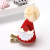 Rfj11 Christmas Barrettes Pleated Gauze + Non-Woven Snowflake Beard Deer Hat Decorative Hairpins for Christmas Barrettes