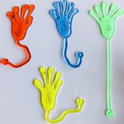 80 Nostalgic Toy Elastic Retractable Sticky Palm Large Wall Climbing Palm Whole Person Toy Small Hand