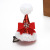 Rfj11 Christmas Barrettes Pleated Gauze + Non-Woven Snowflake Beard Deer Hat Decorative Hairpins for Christmas Barrettes