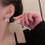Korean Classic Style Pearl Hearth-Shaped Earrings Women's Retro French Graceful Bow Stud Earrings Sterling Silver Needle Ear Rings