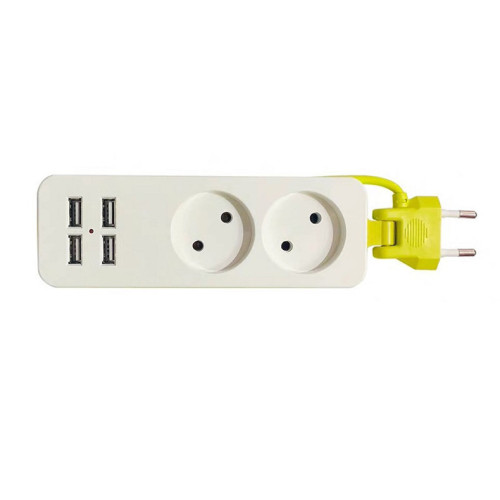 european standard german plug socket wiring board travel abroad portable round plug with multi 4usb interface charging factory