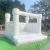 Outdoor Inflatable Wedding Trampoline European and American Children's Birthday Party White Mini Trampoline Castle Export Inflatable Model Manufacturer