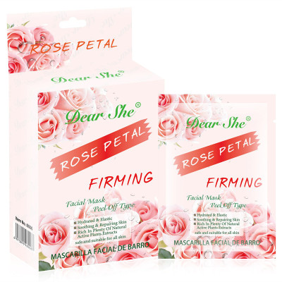 For Export Dear She Clay Mask Facial Mask Moisturizing Rose Smear Mask English Foreign Trade