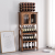 Wine Rack Home Bar European-Style Floor Wine Cabinet Wine Solid Wood Display Rack Storage Rack