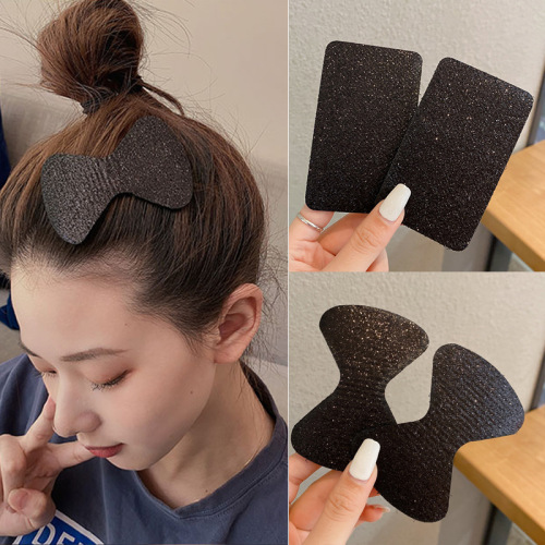 korean style hair stick bangs stickers women‘s hair stick broken artifact headdress large velcro hair stick adult hair broken stickers