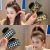 Korean Style Chessboard Black and White Plaid Rhinestone Hair Claws Fashion Elegant Hair Clip Bang Clip Simple Best-Seller on Douyin New Hair Accessories