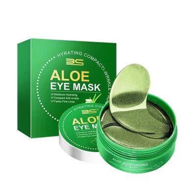 For Export Cross-Border Aloe Eyes Mask Hydrating English Eye Mask Wholesale