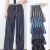 Pleated Wide-Leg Trousers Women's Pants High Waist Drooping Spring and Summer New Loose Casual Pants Chiffon Trousers Ice Silk Cropped Pants