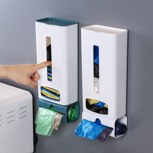 multifunctional storage box self-adhesive garbage bag storage artifact garbage bag box garbage bag removable plastic box