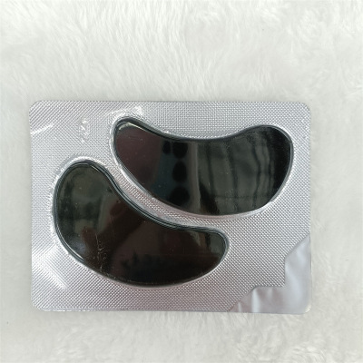 For Export Black Eye Mask Crystal Collagen Gel Bamboo Charcoal Eye Stickers Black Eye Patch Hydrating Eye Mask Foreign Trade