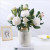 Peony Artificial/Fake Flower Bouquet Indoor Living Room Decoration Flowers Decoration Table Flower Decoration Anti-Real Rose Dried Flower
