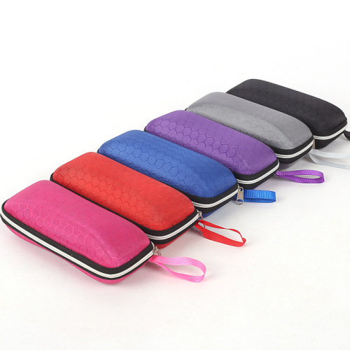 new anti-pressure honeycomb sunglasses case sunglasses case advanced color honeycomb pattern eva glasses case source manufacturer