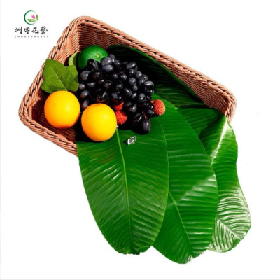 Simulation Japanese Banana Leaf Plant Wall Atmosphere Decoration Accessories Fruit Shop Dinning Table Placemat Photographing Props Leaves