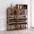 Wine Rack Home Bar European-Style Floor Wine Cabinet Wine Solid Wood Display Rack Storage Rack