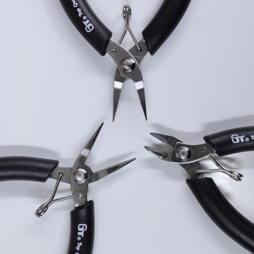 taiwan original manual pliers sharp nose pliers side cutting pliers round nose pliers jewelry diy tools vise mini 4-inch pliers