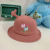 Baby Bucket Hat New Boys and Girls Hat Bucket Hat Neutral Dome Warp Knitted Girls Cartoon Thermal Pumpkin Hat