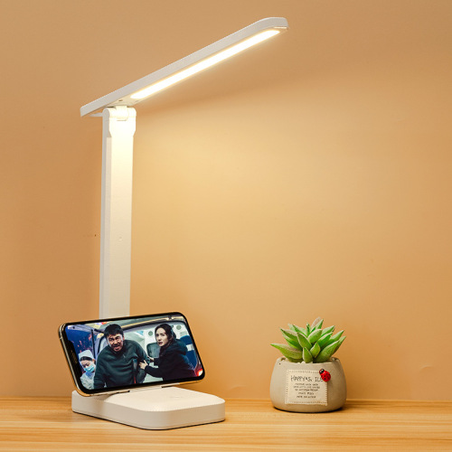 eye protection led desk lamp touch desk student dormitory charging and inserting dual-use learning children‘s bedroom bedside gift table lamp