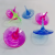 New Medium Transparent Glossy Gyro Ground Turning Toddler Handle Gyro Capsule Toy Supply Gift Accessories Factory Direct Sales