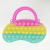 2022hot Rat Killer Pioneer Bag Pop It Mango Silicone Handbag Large Capacity Women's Cross-Body Bag