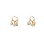 Tik Tok New Lily Opal Earrings Light Luxury Temperament High Quality Ear Clip Sterling Silver Needle Fashion Ear Jewelry