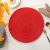 Nordic Style Colorful Woven round Casserole Mat Thickened and Anti-Scald Non-Slip Cotton Linen Heat Proof Mat Simple Home Placemat