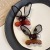 Korean Ins Online Influencer Bow Fringe Clip Cute Mesh Rabbit Ears Barrettes Women's Simple Back Head Hair Claw