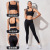 Cross-Border Internet Celebrity Ins Style Thread Seamless Fitness Suit Sports Bra Professional Running Cycling Yoga Suit