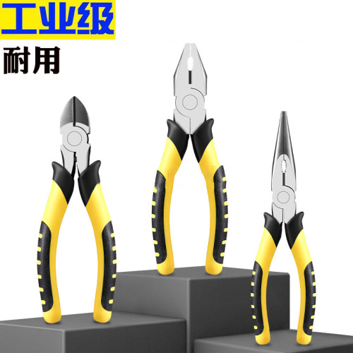 eight-inch vise household pliers pointed pliers diagonal wire cutter diagonal pliers wire cutter wholesale