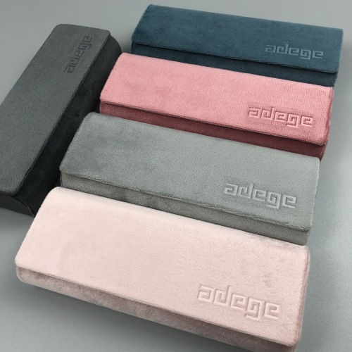 spot wholesale high-grade flannel frame portable glasses case high-grade fashion simple box high-grade handmade box packaging