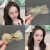 New Korean Style Double-Sided Rhinestone Hair Claws Hair Accessories Sweet Side Mesh Bow Clip Temperament High Ponytail Hairpin