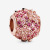 New Style Pink Pavé Pave Daisy String Ornament Pendant Oval Curved Gem Panjia Bracelet Accessories