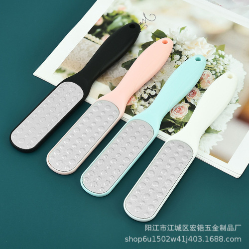 Factory Direct Sales Stainless Steel Foot File Peeling Foot Grinder Rub Foot Board Pumice Stone Marvelous Pedicure Gadget Foot Grinding Tool