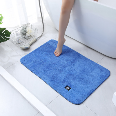 New Year Household Light Luxury Nordic Thickened Bathroom Absorbent Bathroom Non-Slip Feet Wholesale Toilet Doorway Carpet Floor Mat