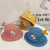 Baby Bucket Hat New Boys and Girls Hat Bucket Hat Neutral Dome Warp Knitted Girls Cartoon Thermal Pumpkin Hat