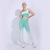 Foreign Trade Original European and American Hip Lifting Yoga Clothes Women's Fitness Suit Hollow Running Quick Drying Clothes Sportswear Two-Piece Suit