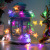 LED Solar String Lights Christmas Festival Outdoor Camping Tent Canopy Wedding Decoration Star Lights Ball Colored Lights