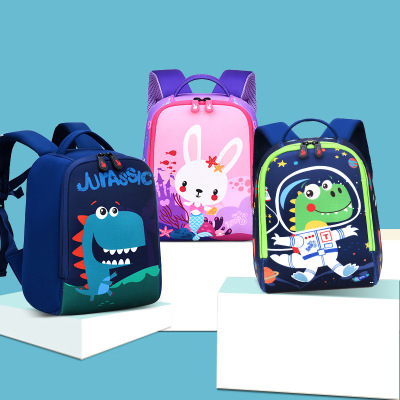 Waterproof Kindergarten Backpack Printing Logo Robot Vara Schoolbag Customized Training Tutorial Class One Piece Dropshipping