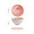 Wholesale Underglaze Japanese Style Bowl Dish Tableware Household Bowl Plate Combination Children Cartoon Ceramic Bowl Cute Bowl and Chopsticks Set