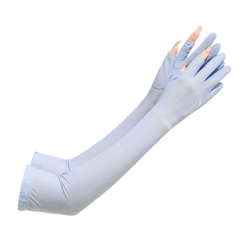 ice summer sun protection ice feeling hn-1 sleeve uv protection arm sleeve ice silk summer gloves thin driving cycling