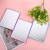 HD One-Sided Makeup Mirror Desktop Colorful Dressing Mirror Foldable and Portable Square Princess Mirror Wall-Hanging Mirror