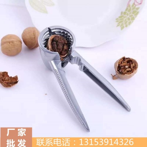 Factory Wholesale Funnel Zinc Alloy Walnut Clip Nut Peeling Pliers multi-Purpose Walnut Clip