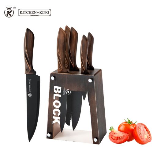 Home Meikang Knife Set Kitchen Stainless Steel Knife Set Knife Chef Knife Six-Piece Gift Combination Knife Set Spot Goods 
