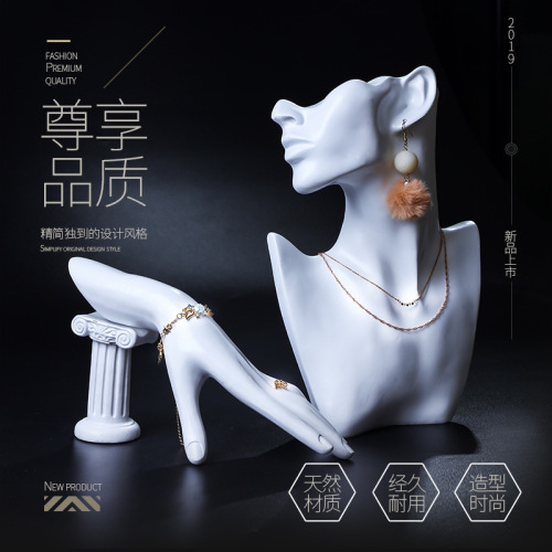 hand mold ring mannequin ornament rack neck mold creative display stand bracelet jewelry props wholesale bracelet stand