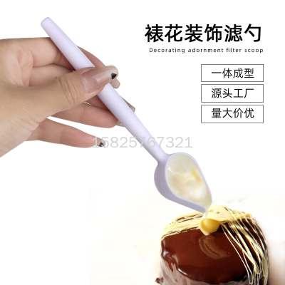 Chocolate Spoon Decorating Decoration Filtering Spoon Pencil Writing Spoon Pastry Baking Cake DIY Gadget