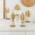 Nordic Light Luxury Golden Leaves Hydroponic Vase Decoration Metal Decorations Iron Candlestick Home Crafts