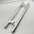 Office Hotel Glass Door Armrest Shower Room Simple Handle 304 Stainless Steel round Tube Bilateral Handle